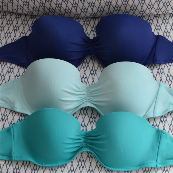 Victoria’s Secret Bandeau Bathing Suit Tops (3) - Picture 1 of 4